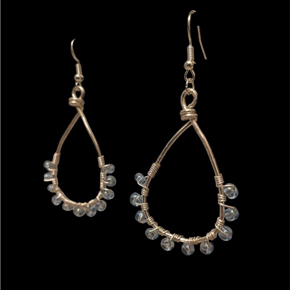 wire wrapped earrings - Picture 3 of 3